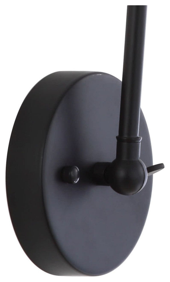 JONATHAN Y Lighting JYL7461 Rover 1 Light 7" Tall LED Adjustable - Black