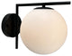 Mid Century 1-Light Wall Sconce, Black