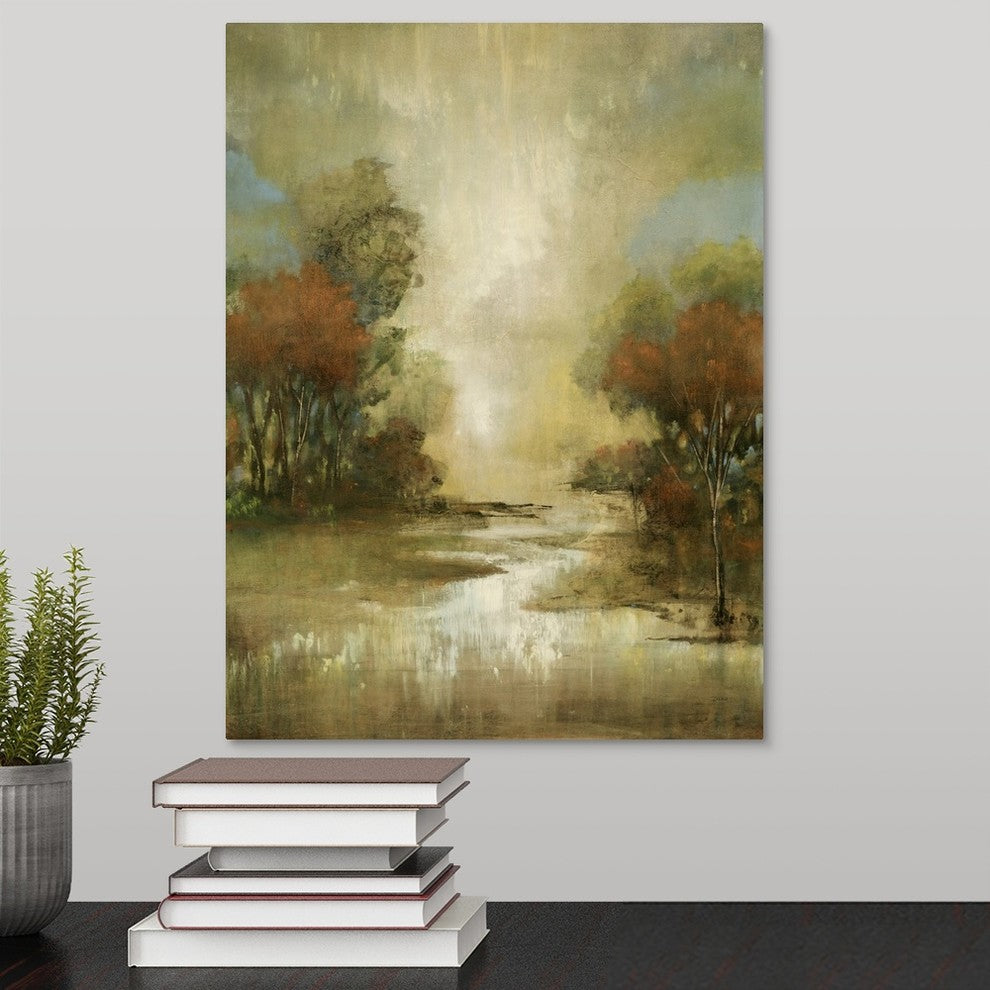 Narrow Valley II Wrapped Canvas Art Print, 12"x16"x1.5"