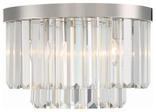 Crystorama Lighting Group HAY-1400 Hayes 4 Light 16"W Flush Mount - Polished