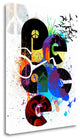 "Peace Love Happiness" By Jim Baldwin, Giclee Print on Gallery Wrap Canvas
