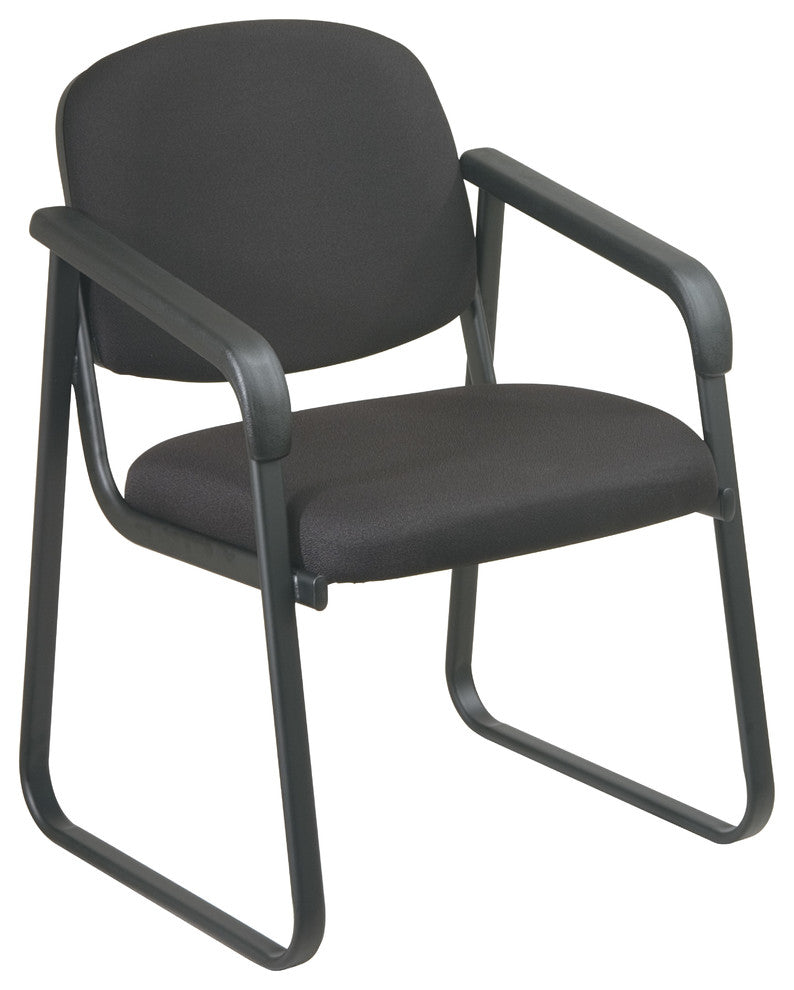 Deluxe Sled Base Arm Chair With Designer Plastic Shell