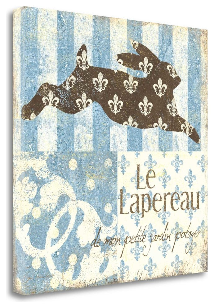 "Le Lapereau" By Jo Moulton, Giclee Print on Gallery Wrap Canvas, Ready to Hang