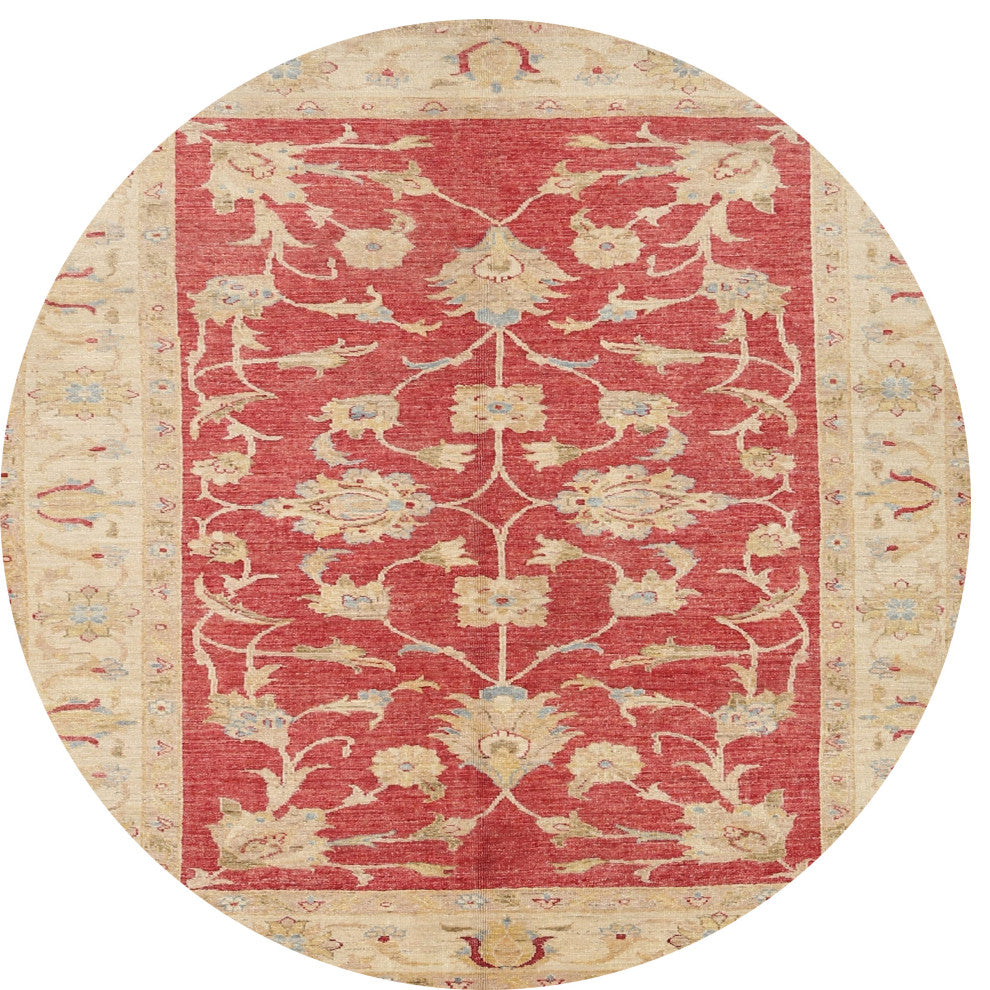 Ahgly Company Indoor Round Traditional Area Rugs, 3' Round