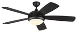 Generation Lighting Discus 52" Ceiling Fan Midnight Black