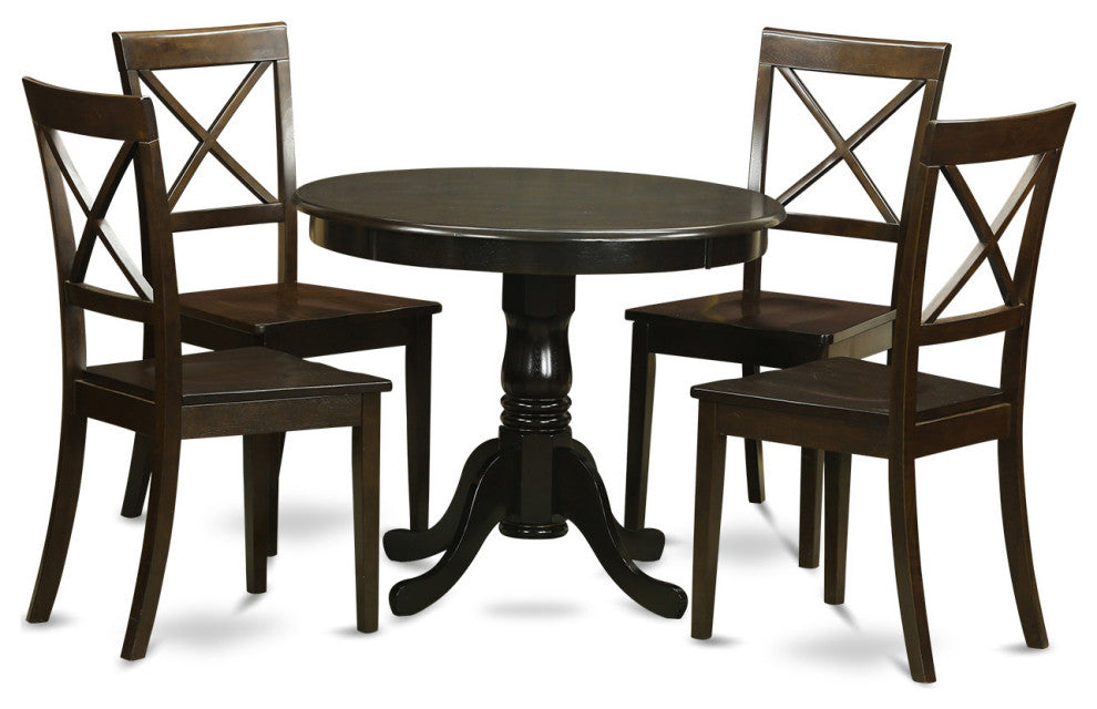 5 Pc Kitchen Nook Dining Set -Kitchen Table And 4 Chairs