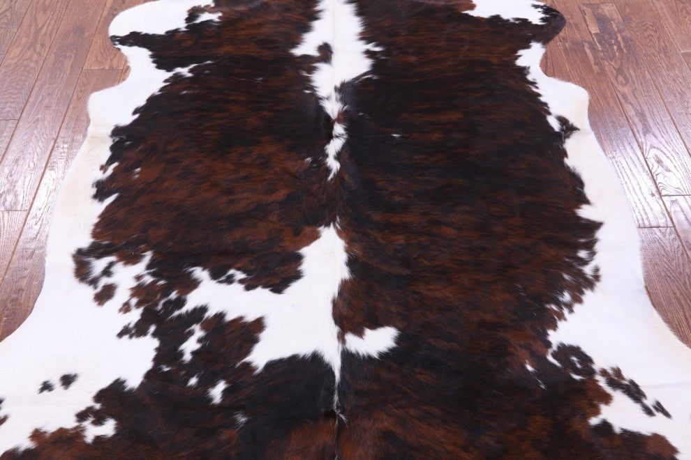 6' 9" X 6' 1" Natural Cowhide Rug C2422