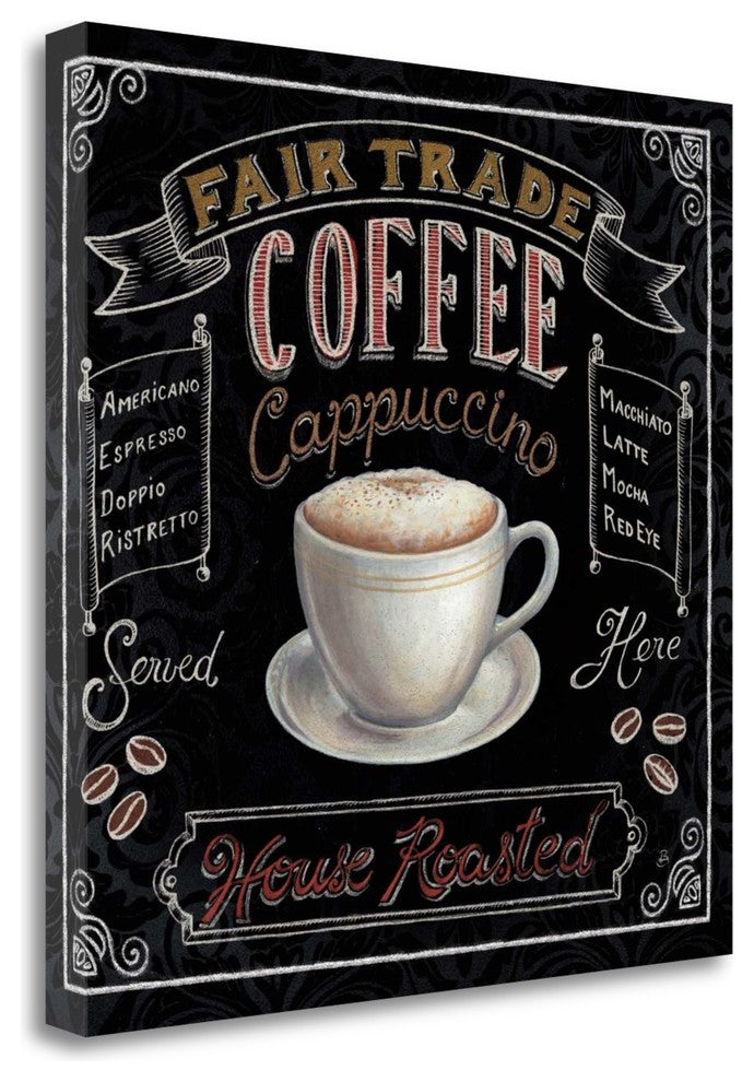 "Morning Treat Square I" By Daphne Brissonnet, Giclee on Gallery Wrap Canvas
