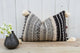 Metallic Gray Nomadic Moroccan Lumbar Pillow