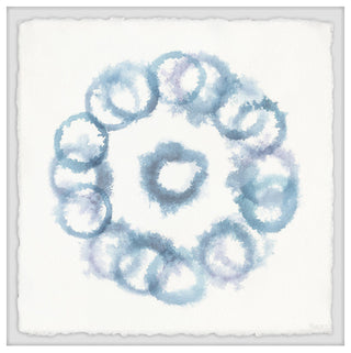 "Circle Beneath Circle" Framed Painting Print, 18"x18"