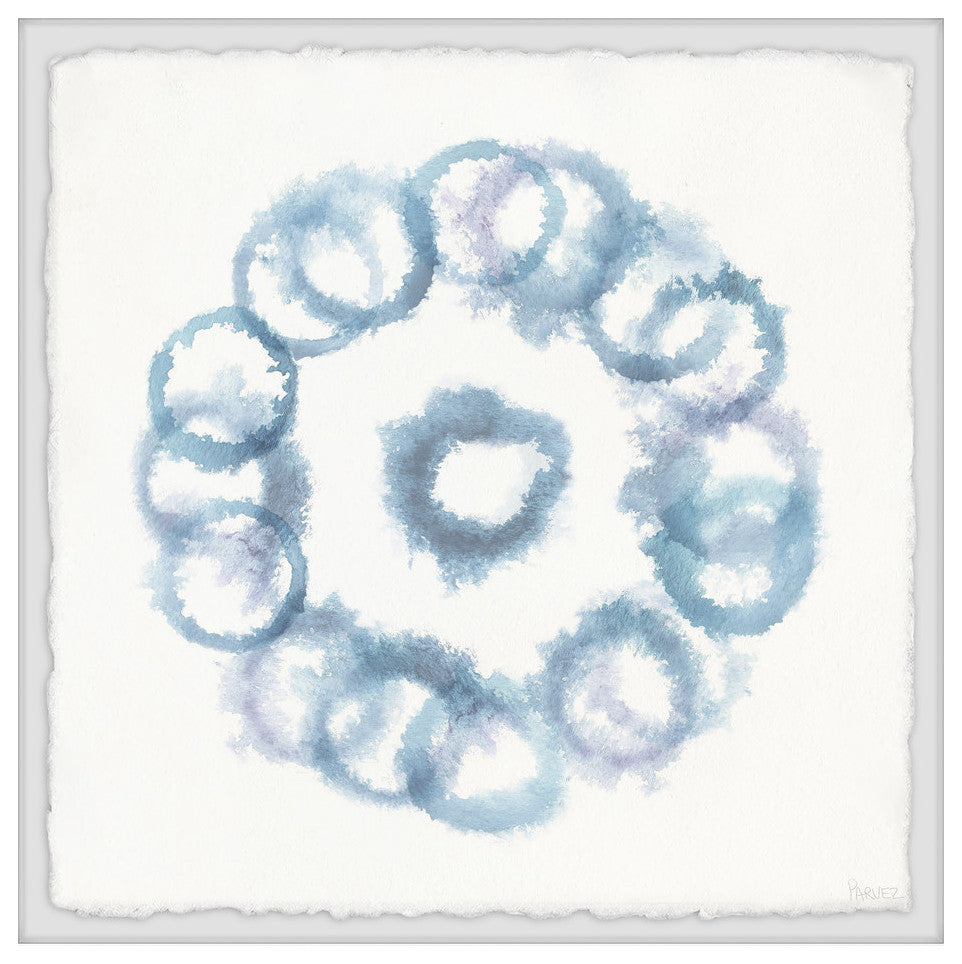 "Circle Beneath Circle" Framed Painting Print, 18"x18"