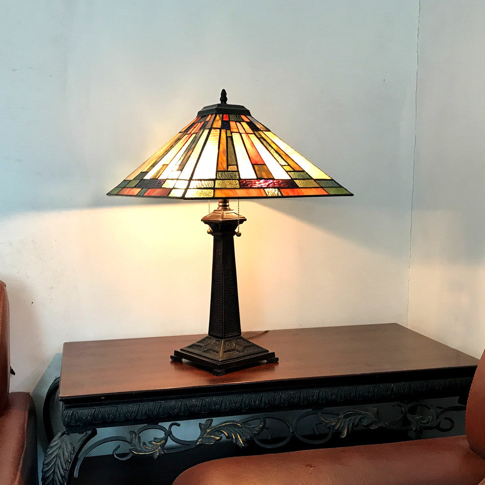 Gerard 2-Light Mission Table Lamp 16"