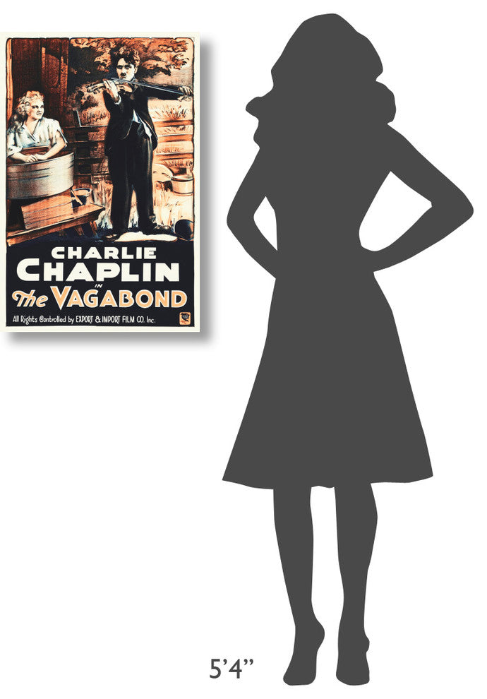 Charlie Chaplin, French, The Vagabond, 1916, 20x30