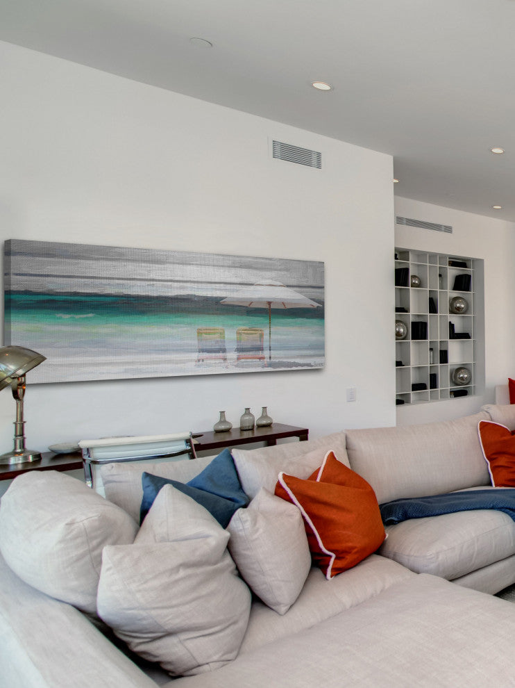 "By the Beach" Fine Art Canvas Print, 30"x10"