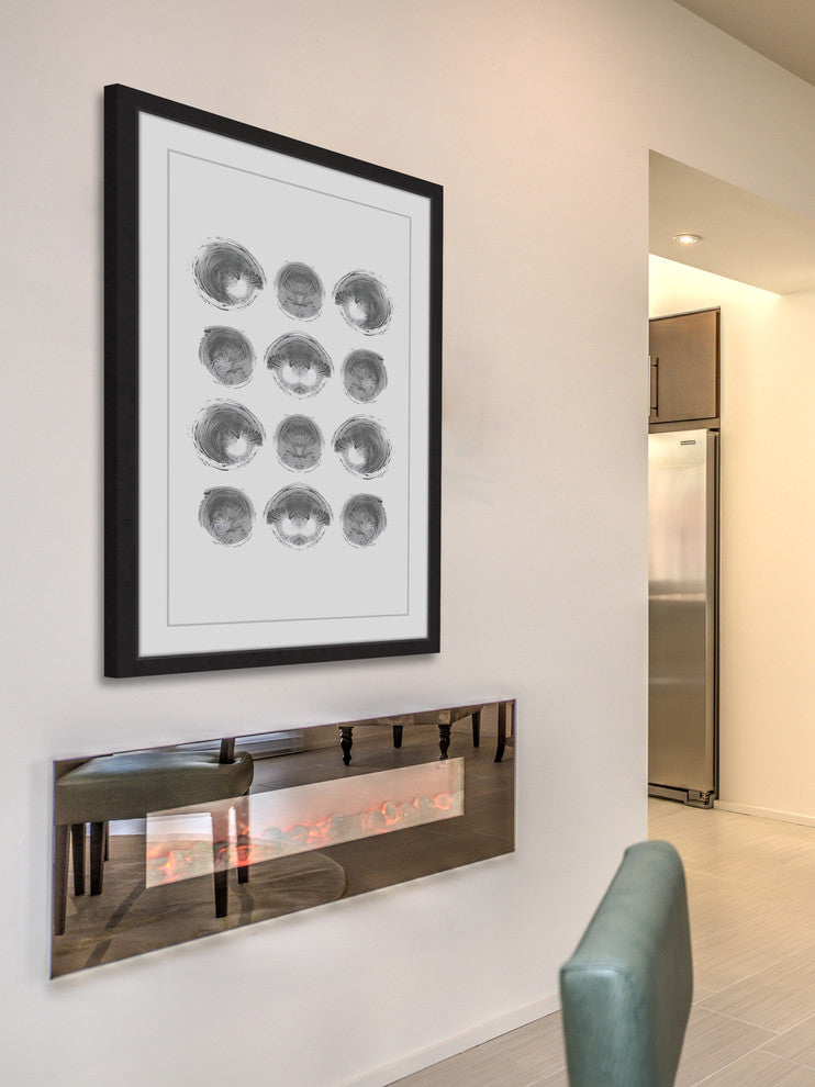 Marmont Hill, "Shells" by Bryon White Framed Painting Print, 24x36