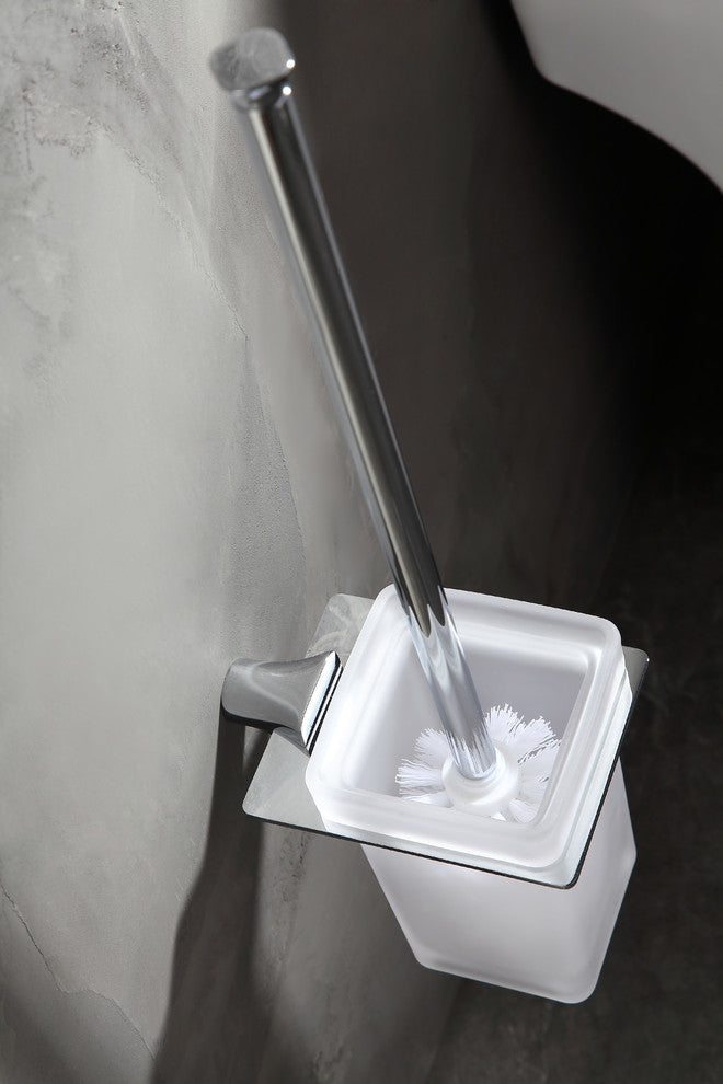 ANZZI Essence Series Toilet Brush Holder, Polished Chrome