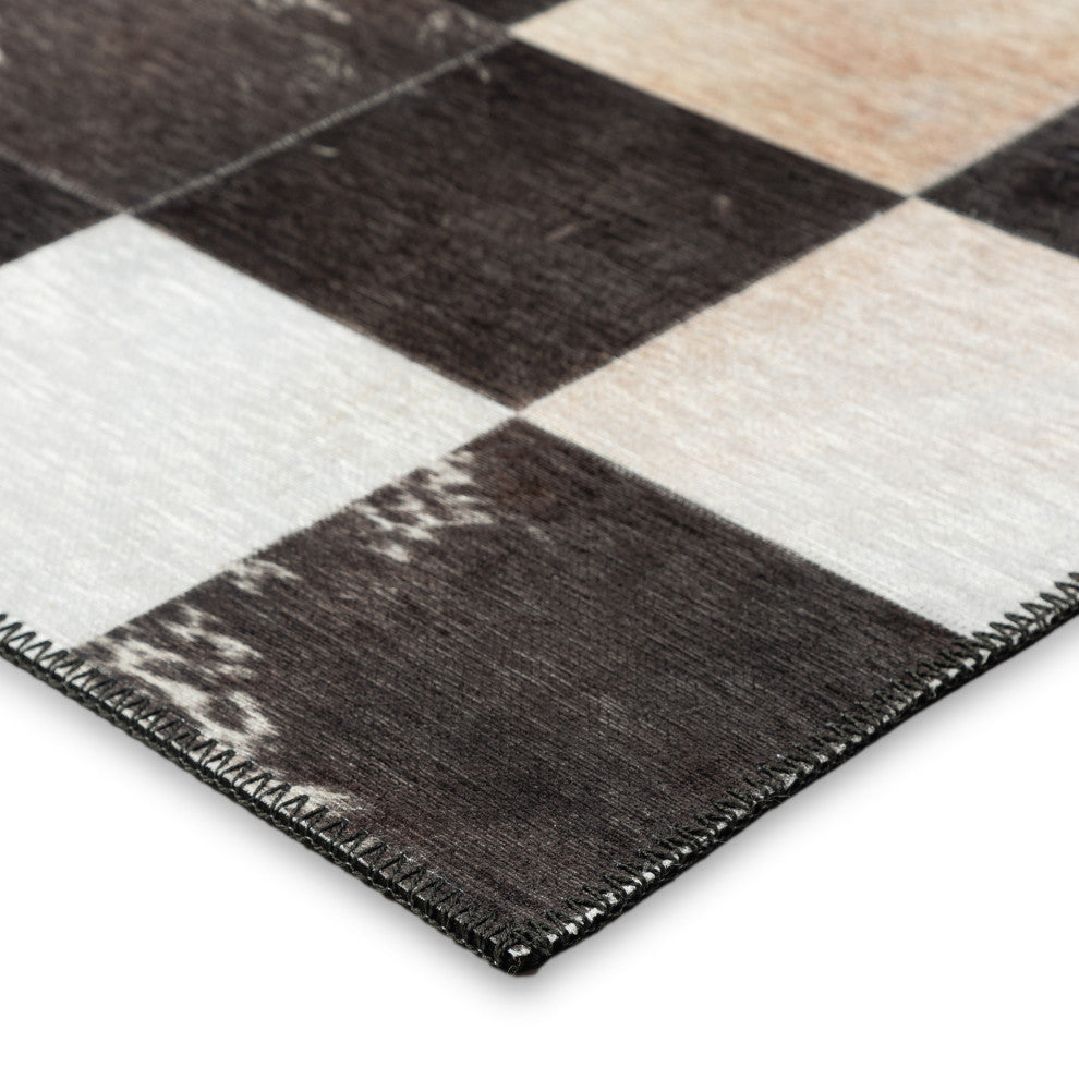 Indoor/Outdoor Stetson SS10 Midnight Machine Washable 10' x 10' Round Rug