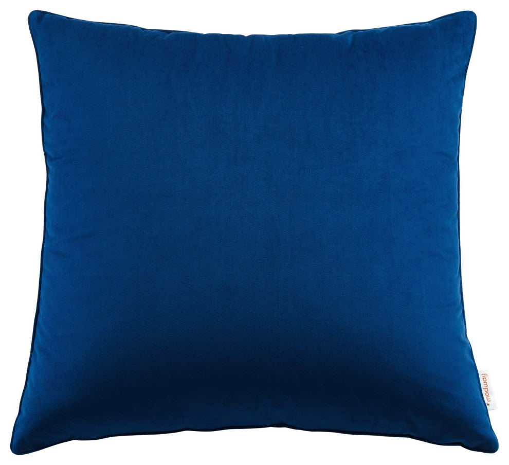 Enhance 24" Performance Velvet Throw Pillow