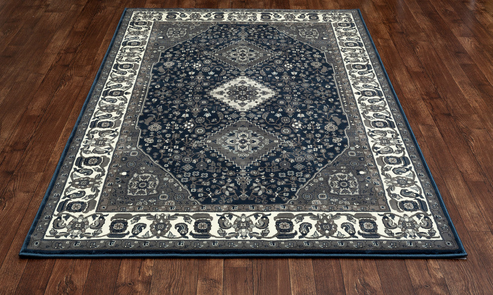 Chelsea Cathedral Steel Blue 9'10"x13'1" Area Rug