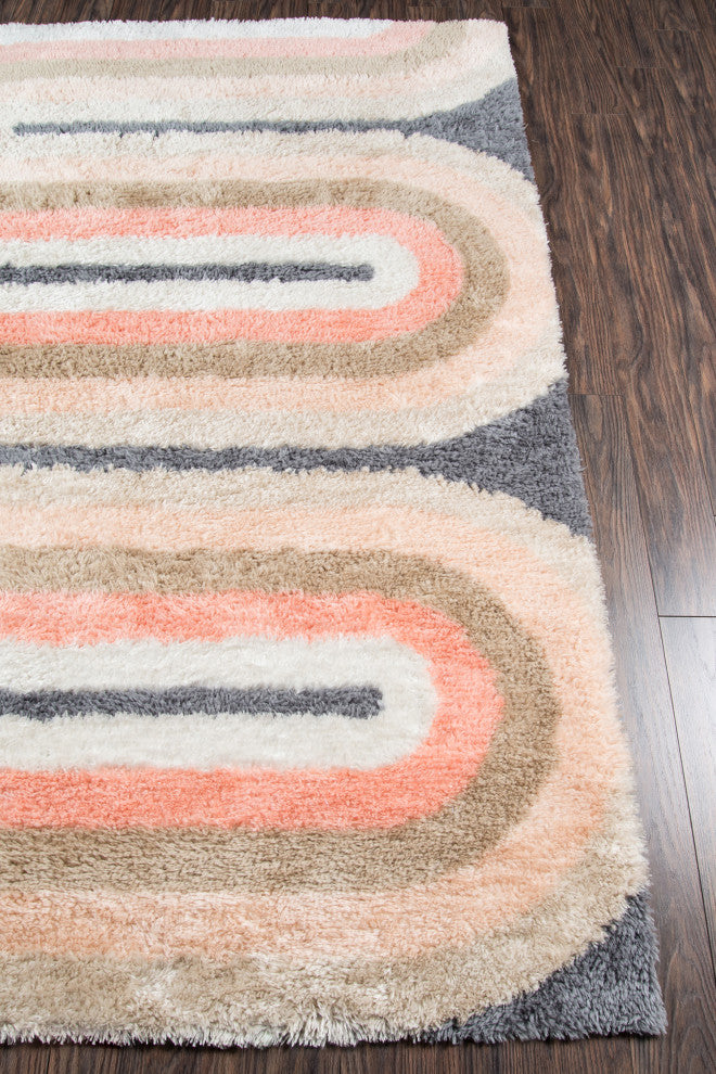 Retro Pastel Rug, 2'x3'