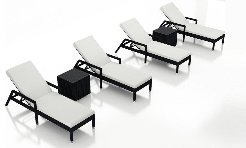 Urbana 6 Piece Chaise Lounge Set, Canvas Natural