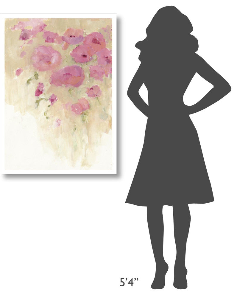 "Floral Watercolor" Digital Paper Print by Avery Tillmon, 28"x38"