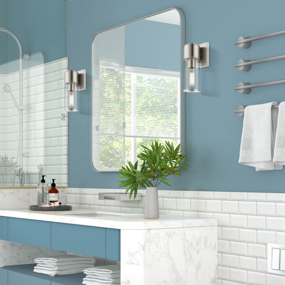 Quincy 1-Light Brushed Nickel ADA Sconce