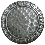 Egg and Dart Knob Antique Brass, Antique Pewter