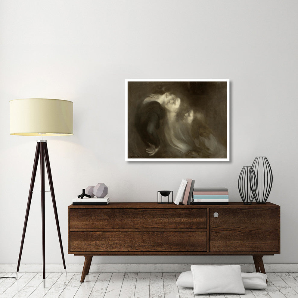 "Mother's Kiss" Digital Paper Print by Eugene Carriere, 42"x33"