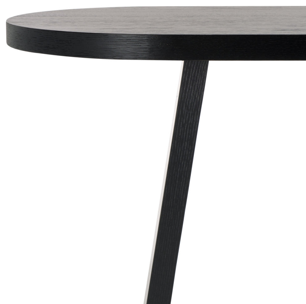 Safavieh Couture Julianna Wood Console Table, Black