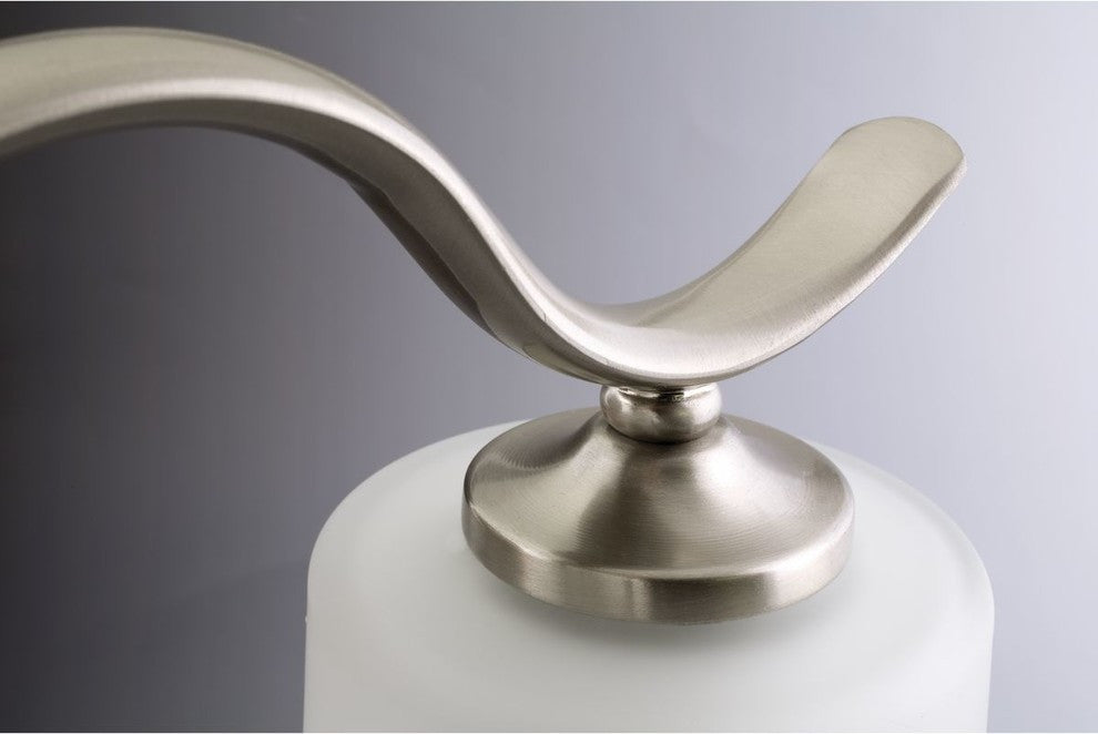 Inspire Collection 1-Light Bath Light, Brushed Nickel
