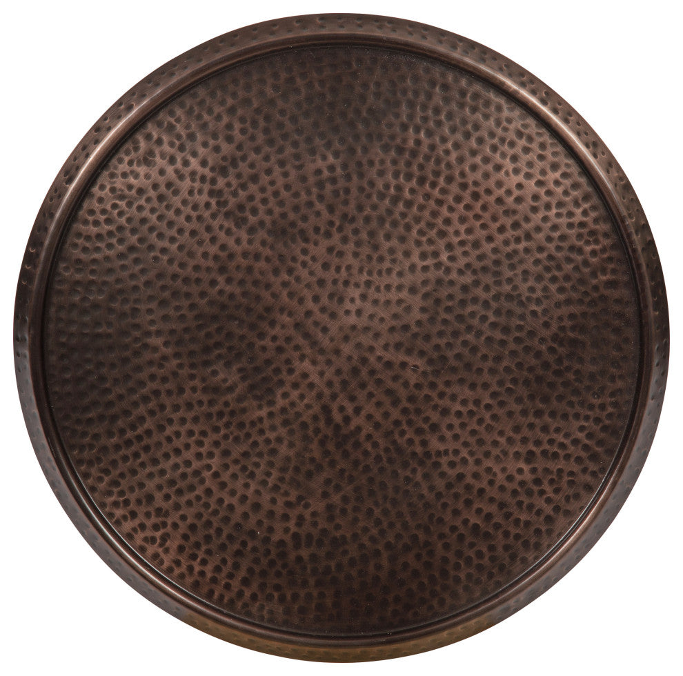 Sanzo Metal Side Table, Bronze 9x9x23