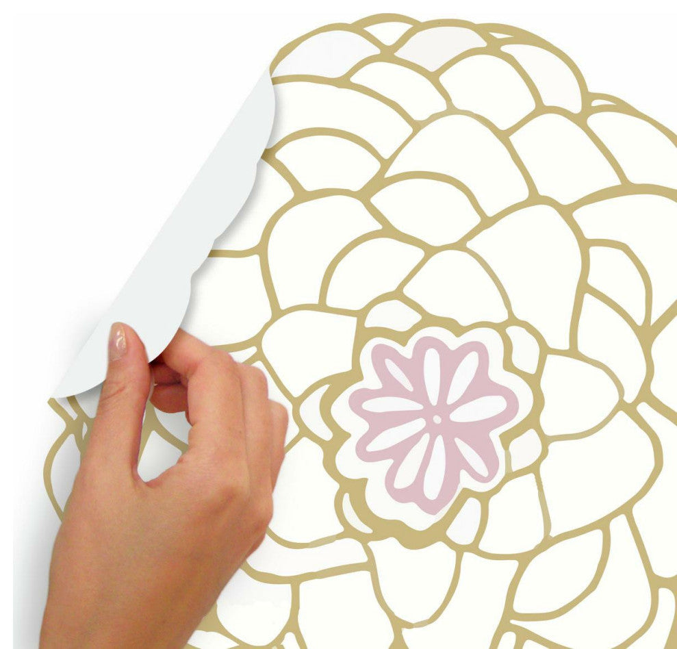 Perennial Blooms Peel And Stick Giant Wall Decals