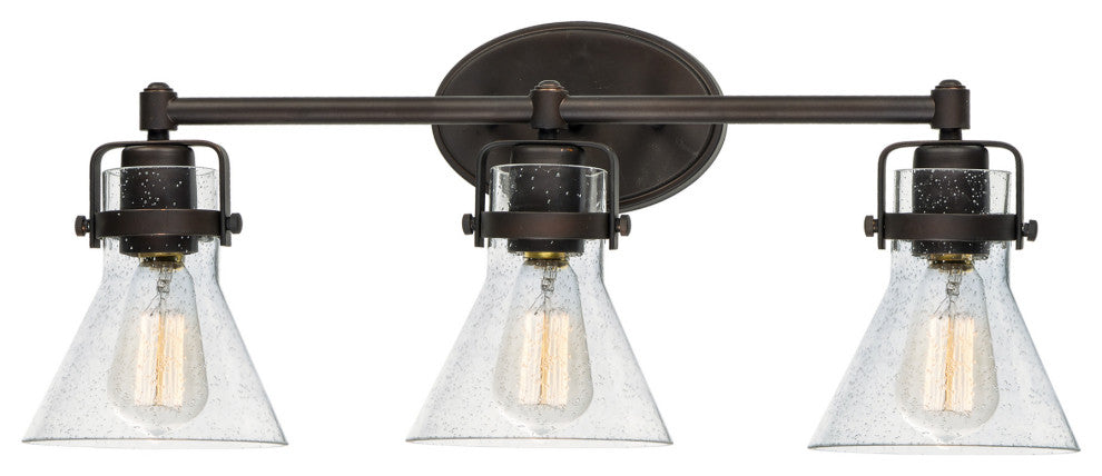 Maxim 26113/BUL Seafarer 3 Light 24"W LED Vanity Light - Polished Chrome