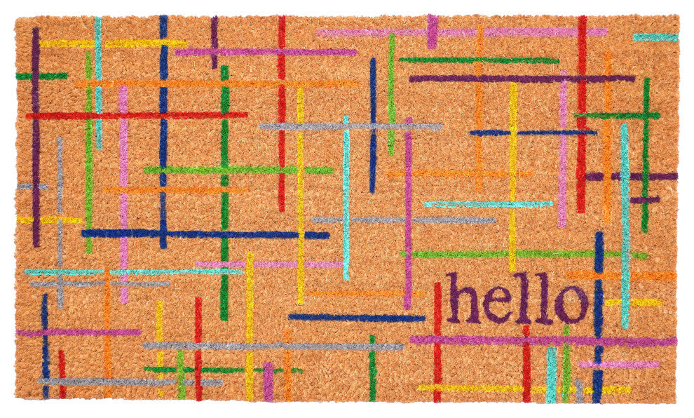 Calloway Mills Colorful Lines Doormat 17"x29"