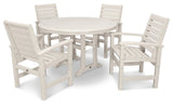 POLYWOOD Signature 5-Piece Nautical Trestle Dining Set