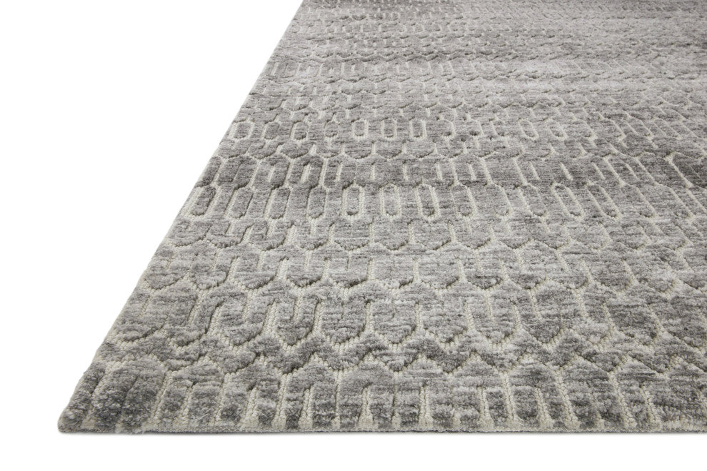 Loloi II Neda Ivory / Charcoal 3'-6" X 5'-6" Area Rug