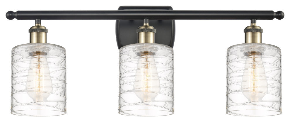 Innovations 516-3W-BAB-G1113-LED 3-Light Bath Vanity Light, Black Antique Brass