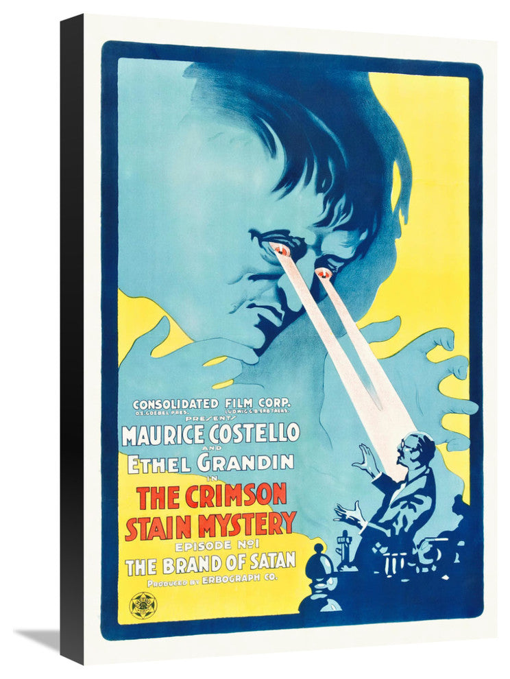 "The Crimson Stain Mystery, Episode One" Canvas Giclee, 16"x24"