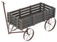 Shine Company 4944Gy Buckboards Garden Wagons Decorative Planter Gray