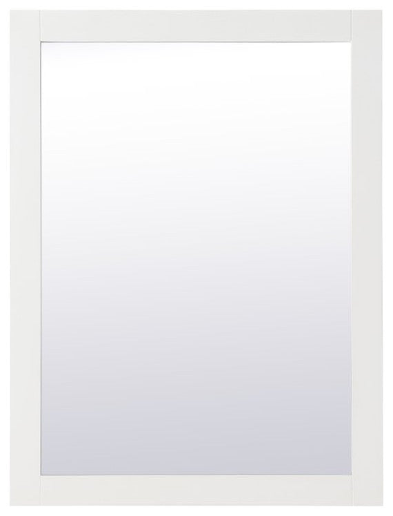 Anderson Rectangle Vanity Mirror, 24", White