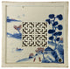 Chinese Blue White Scenery Porcelain Coaster Stand Soap Holder Hws2302