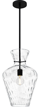 Quoizel QMP6806 Hollis 12"W Pendant - Matte Black