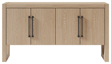 Modern Wood Sideboard, Dining Storage, TV Stand, Light Brown