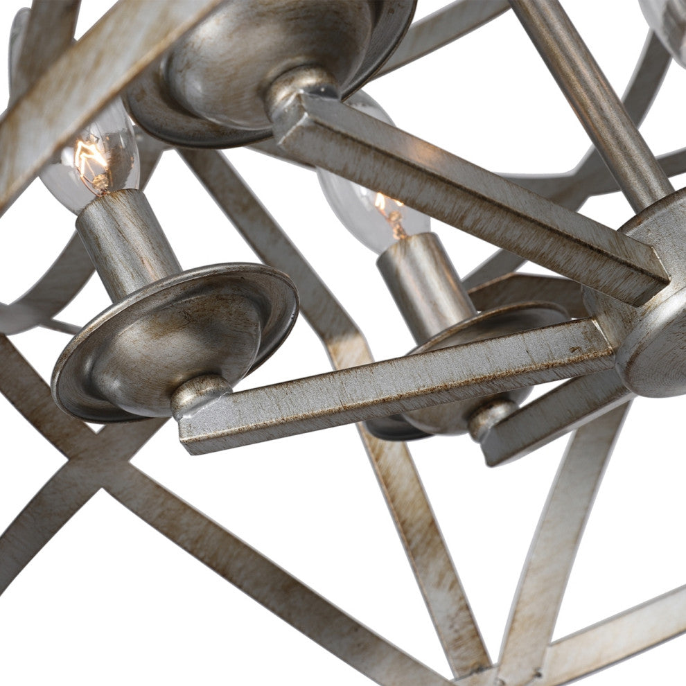 CHLOE Lighting CH6H801AS21-UP5 ALINA Farmhouse 5 Light Distressed CeilingPendant