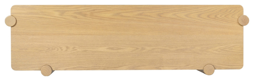 Safavieh Couture Edisyn Wood Console Table, Natural