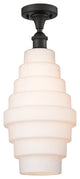 Innovations 516-1C-OB-G671-8 1 Light Semi-Flush Mount, Oil Rubbed Bronze