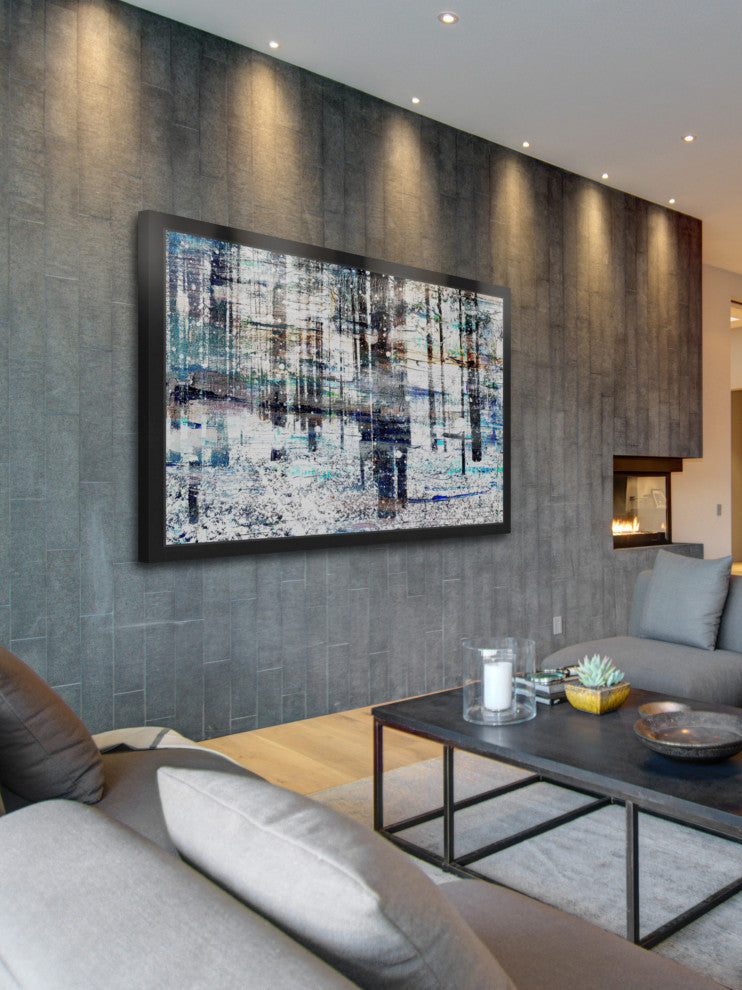 Parvez Taj "Deserted Forest" Framed Painting Print, 30"x20"