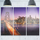 "San Francisco Skyline and Bay Bridge" Metal Wall Art, 3 Panels, 36"x28"