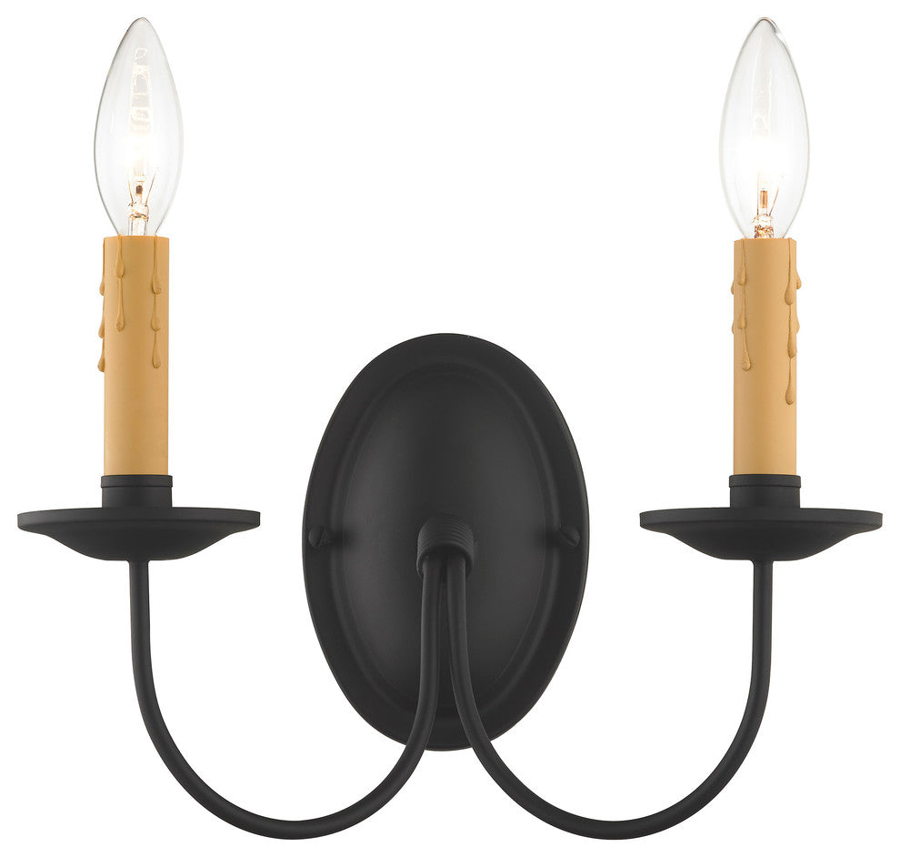 Heritage Wall Sconce, Black